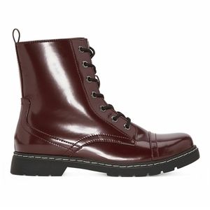 Arizona Womens Queen Combat Boots Flat Heel
9|Medium|Oxblood
